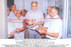 Inauguration of Room no. 103 of Force Standard Annexe (The official space allotted to NPL-FSF)  by Prof. Vikram Kumar the then Director CSIR-NPL on 14-06-2007