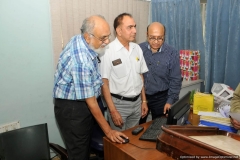 Dr  Vikram Kumar with Dr JC Sharma formally Inaugurating the NPL-FSF Web Site i.e.  www.nplfsf.in