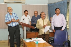 Dr JC Sharma, Chairman Web site committee  describing about the NPL-FSF Web Site i.e.  www.nplfsf.in