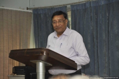 Secretary Mr R B Saxena reciting an interesting  poem  in the meeting